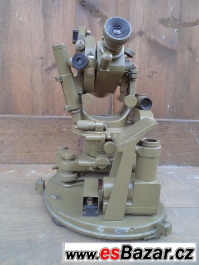 Historiký vojenský dělostřelecký Teodolit Srb a Štýs vz.74 – fotografie 5