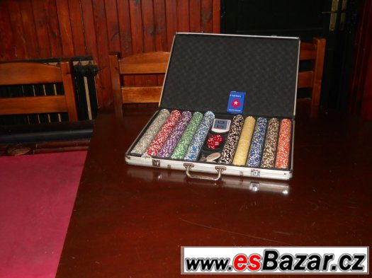 Pokerový stůl + žetony – fotografie 2