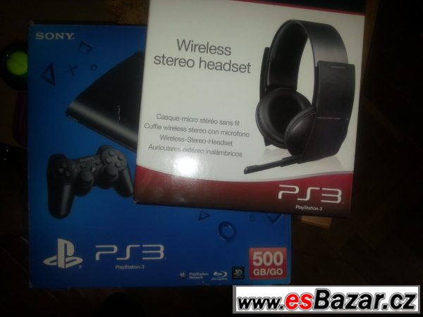 PS3 + 33her + bezdrátová sluchátka – fotografie 2