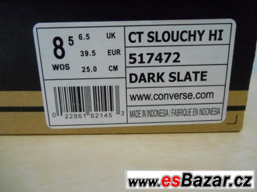 Dámské vycházkové boty Converse All Star – fotografie 3