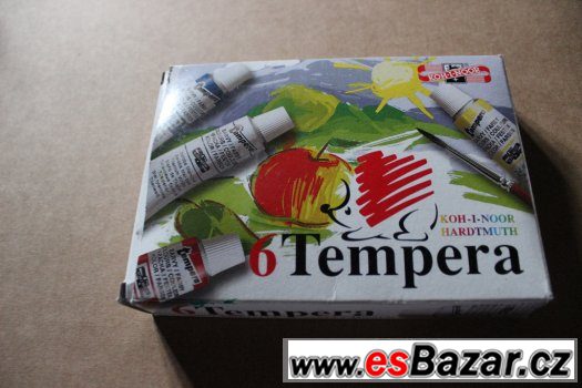 Tempery; paleta na barvy – fotografie 1