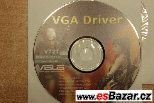 Driver CD VGA Driver V823 ASUS WinXP/XP64 Vista32/64 – fotografie 1