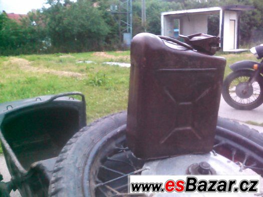 NEMECKY KANISTR 20L z roku 1943. ORIGINAL WEHRMACHT BUNDESWE – fotografie 4