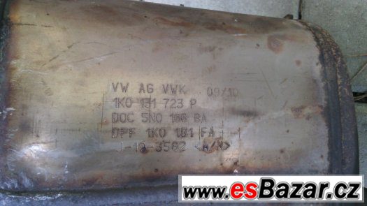 DPF filtr superb 2 octavia 2 – fotografie 2