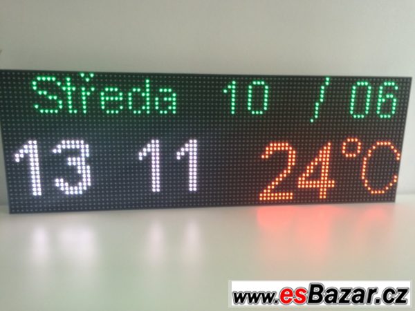 Programovatelný reklamní LED panel – fotografie 1