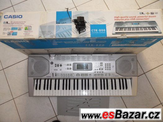 Casio CTK 800 - klávesy – fotografie 2