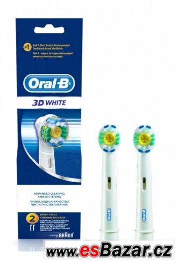 Kartáčková hlava Oral-B 3D White EB18-2 PC 359.-BOMBA CENA – fotografie 1