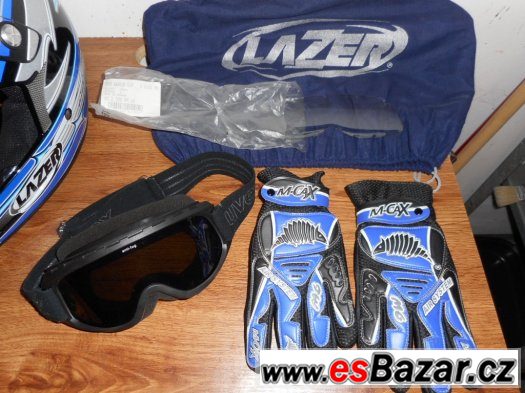 Prodám helmu LAZER MX 6, velikost psaná SX, ale spíš M – fotografie 5