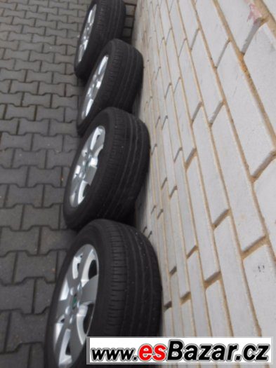 Original alu.kola Skoda Octavia 2  195/65/15, 5x112, – fotografie 5