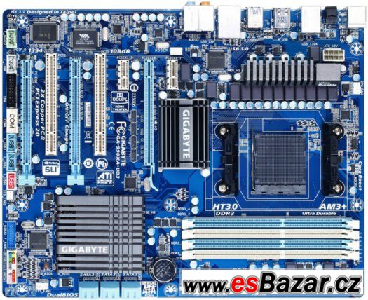 MB Gigabyte GA-990XA-UD3 AM3+ a k tomu 4GB DDR3 1600Mhz – fotografie 1