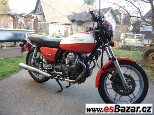 Prodám motocykl MOTO GUZZI V50 – fotografie 1