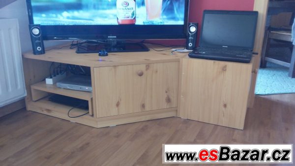Prodám obývací stěnu a TV stolek – fotografie 4