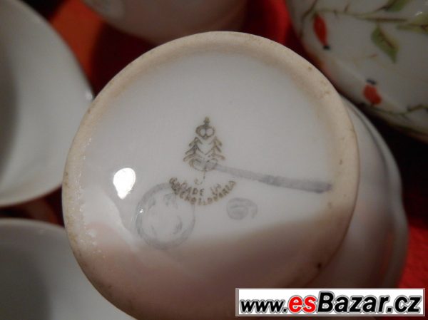 Porcelánový čajový/dezertní servis – fotografie 2