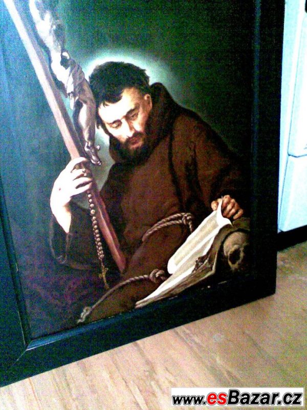 Prodám obraz sv. Fr. z Assisi – fotografie 1