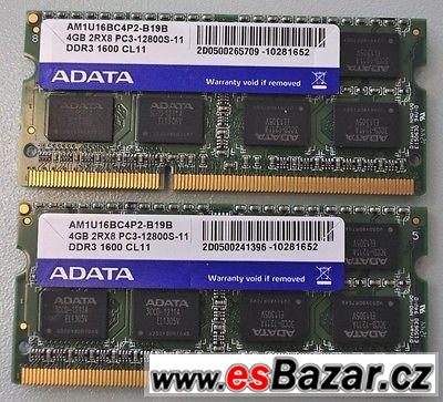  Prodam 2x4GB RAM DDR3 – fotografie 1