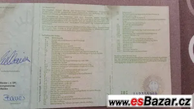 Prodám vyhořelý Smat s doklady