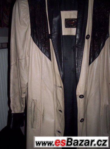 Kožený kabát starší – fotografie 3