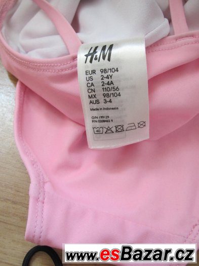 Plavky H&M, vel. 2-4 roky, 3x použité – fotografie 3