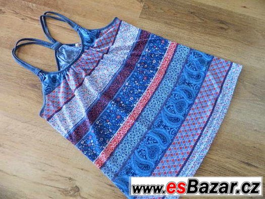 Letní top Benter XL modrý – fotografie 2