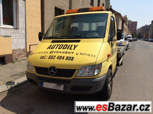 Odtahovka Mercedes Sprinter 313 CDI, r.v. 2001, sk. B – fotografie 1