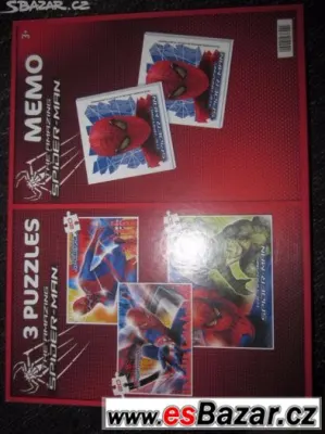 3x puzzle a pexeso Spiderman
