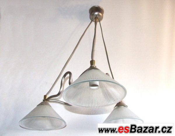 Nový kovový lustr, vnější r. 50cm – fotografie 1