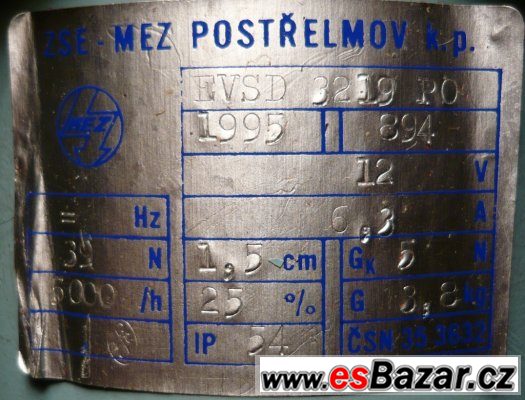 Ovládací elektromagnet EVSD 3219 PO – fotografie 3