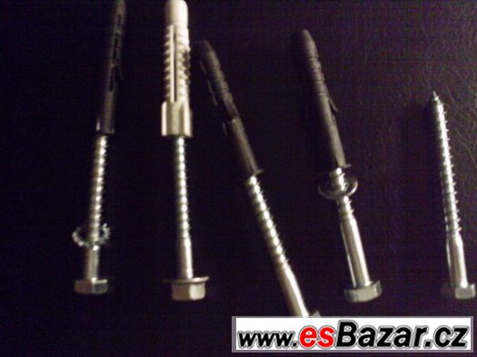 srouby do betonu+hmozdinka 12,200 ks-uplne nove,vc.baleni+do – fotografie 2