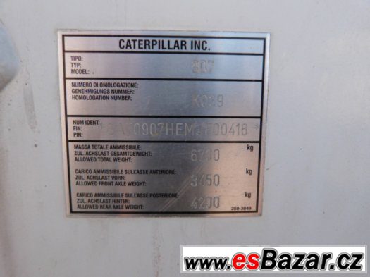 Kloubový nakladač CAT Caterpillar 906H 907H rv2008 3150m.h – fotografie 2