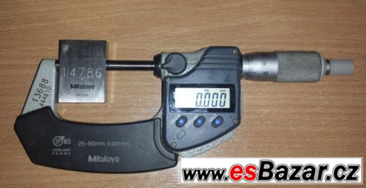 Mikrometr 25 - 50 mm digitální IP65 Mitutoyo – fotografie 1