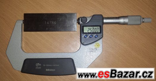Mikrometr 75 - 100 mm digitální IP65 Mitutoyo – fotografie 2