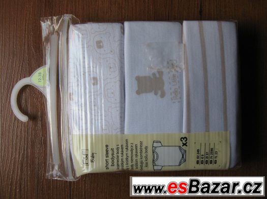 Bodyčka s kr. rukávem F&F. Vel. 12-18 měsíců. – fotografie 1