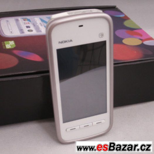 NOKIA 5230 SILVER-BLUE s NAVIGACÍ – fotografie 1