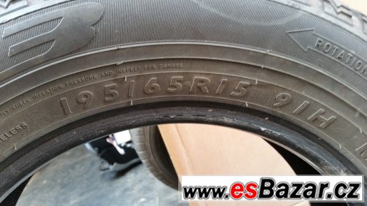 Prodám 195/65 15" 91H Dunlop SP Winter Sport M3 4x zimní – fotografie 1