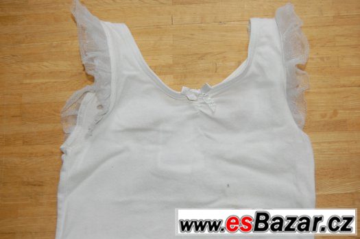 Baletní dres se sukýnkou, 98/104, 2-4 roky - flíčky – fotografie 2
