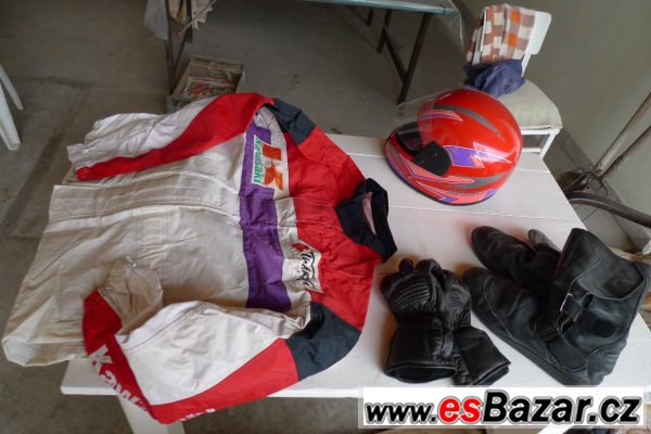 Motokombinéza, helmy .. – fotografie 1