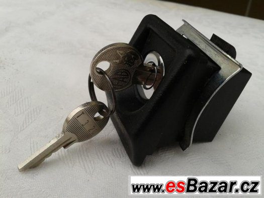 ŠKODA 105,120,125,130,135,136- Zámeček schránky s 2xklíčNOVÝ – fotografie 1