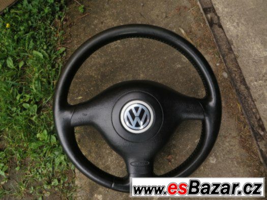 prodám třiramenný volant do vw golf 4 – fotografie 1