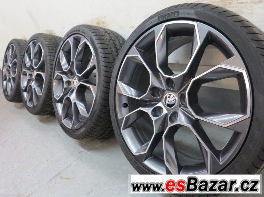 Alu kola skoda extreme 19+Letní pneu Pirelli Zero 225/35R19 – fotografie 1