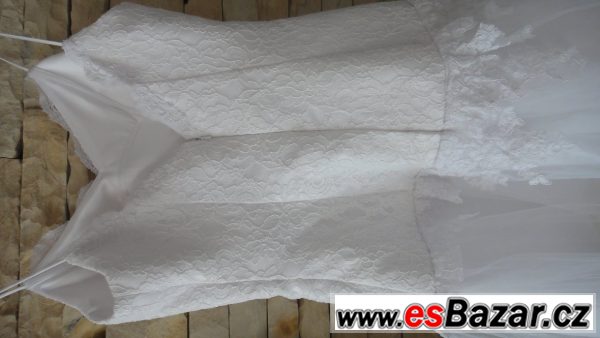 Krátké svatební šaty,vel 36-38 – fotografie 1