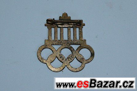 Odznak olymipády v Berlíně. – fotografie 2