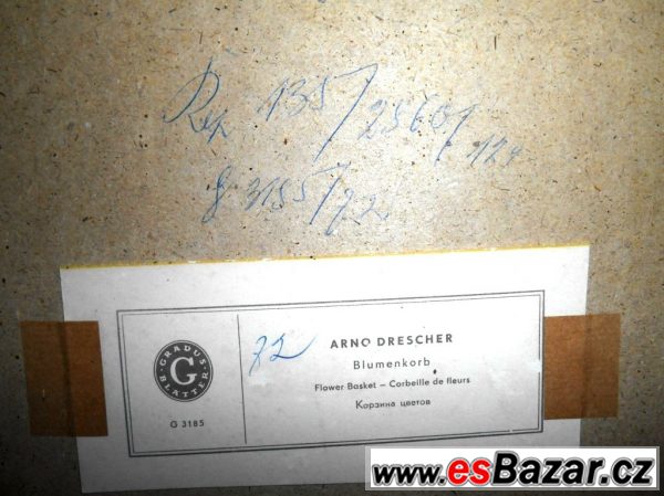 Obraz –Květinová mísa-Arno Drescher – fotografie 4