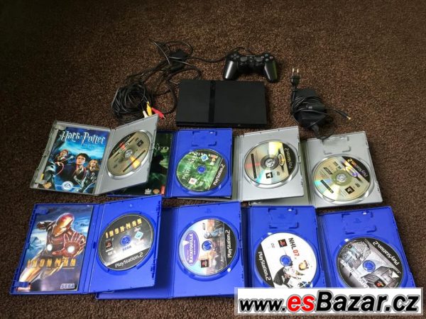 Playstation 2 slim + 8 her. – fotografie 4