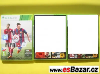 HRY pro XBOX 360 - FIFA 15 cz verze ,GTA-L.C.S. ,Forza..