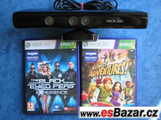 Kinect pro XBOX 360 + 2 hry – fotografie 3