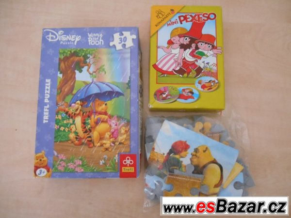 Pexeso, pucle/puzzle – Disney – fotografie 1