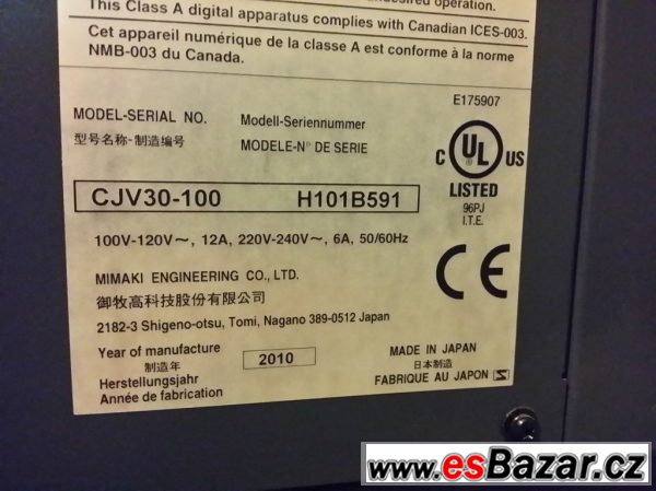Mimaki CJV30-100 – fotografie 3