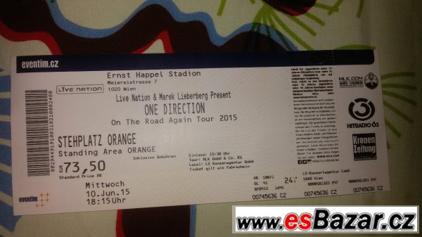 One Direction koncert Vídeň – fotografie 1