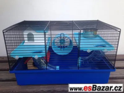 Klec s prolézačkami pro křečka