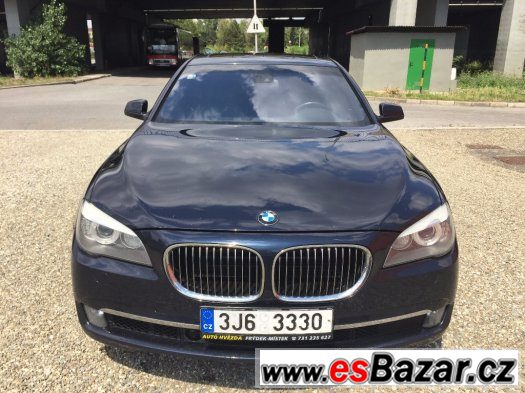 BMW 750i, r.v. 2009/10, plný výbava, odpočet DPH,modrá barva – fotografie 2